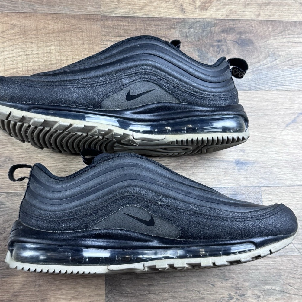 Nike Air Max 97 Utility Black/Cool Grey Size 8 Pre- Owned Excellent Condition - Picture 7 of 9